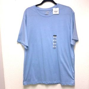 St. John’s Bay NWT Men’s Large Performance Tee No Pocket Light Blue T-Shirt